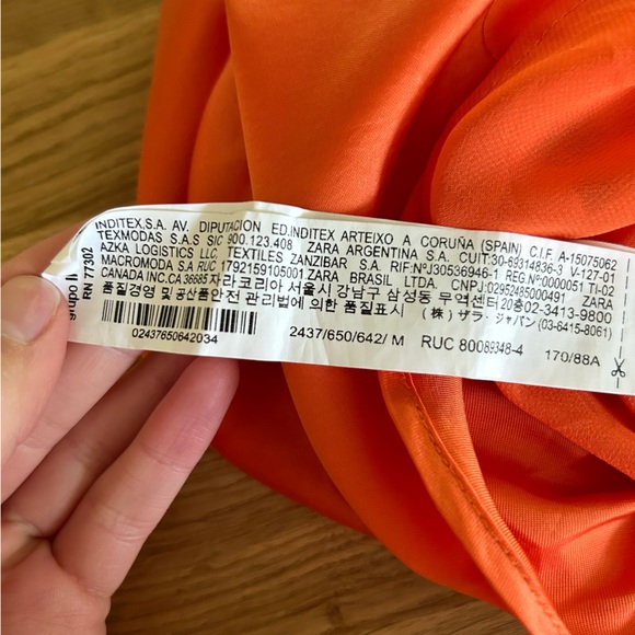 ZARA Draped Satin Effect Mini Slip Dress - Picture 12 of 15